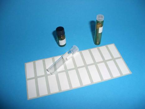 Etiketten weiß 25 x 10 mm