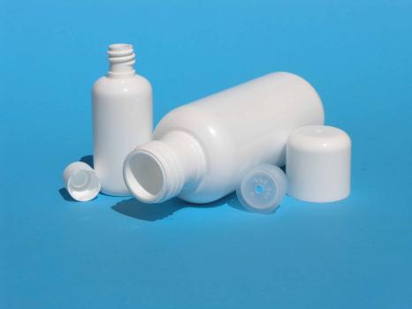 Formflasche PET weiß